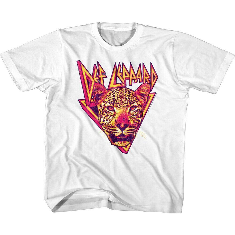 Def Leppard Leppard Leopard White Youth T Shirt